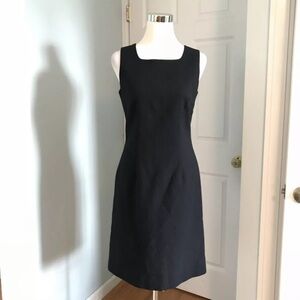 J. Mclaughlin Navy Blue Quilted Sheath Dress Career Womens Size 6